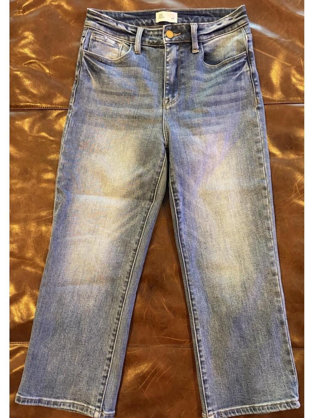 The Fine Print Ankle Cut Jeans Blue Denim Petite 4 | 27P